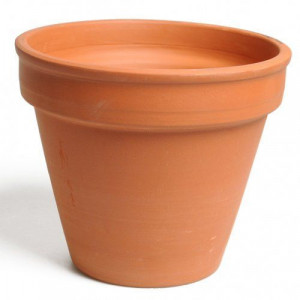 Bloempot, roodsteen,Ø 23,5 cm