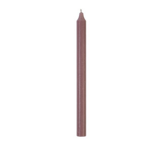 Kaars, oud roze, 29 cm