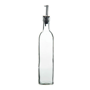 Olie- of azijnfles, glas, 500 ml