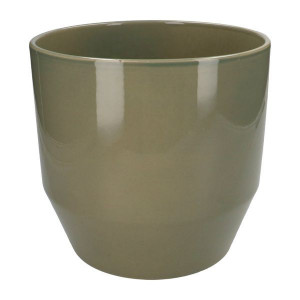 Bloempot, aardewerk, zachtgroen,Ø 23 cm