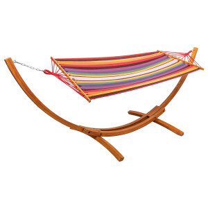LIVARNO home Hangmat met houten standaard