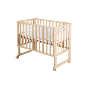 roba 3-in-1 co-sleeper babybed Safe Asleep (naturel gelakt)