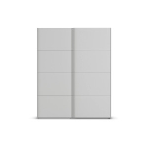 Goossens Excellent Kledingkast Finca Mat Sts, Slaapkamerkast 200 cm breed, 223 cm hoog, 2x 4 paneel glas schuifdeuren