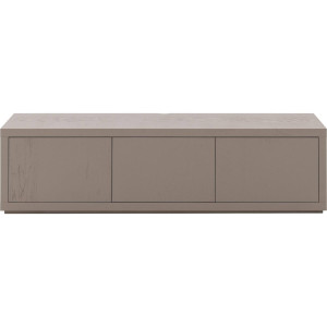 Goossens Tv Meubel Barcelona, 3 kleppen met kabeldoorvoer