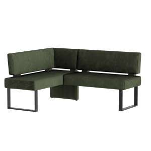 Home affaire Hoekbank Oliver met metalen frame, keukenbank verschillende hoezen cord eetkamerbank ottos choice