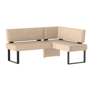 Home affaire Hoekbank Oliver met metalen frame, keukenbank verschillende hoezen cord eetkamerbank ottos choice