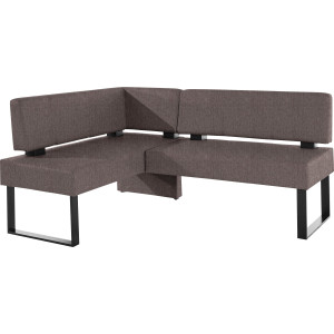 Home affaire Hoekbank Oliver met metalen frame, keukenbank verschillende hoezen cord eetkamerbank ottos choice