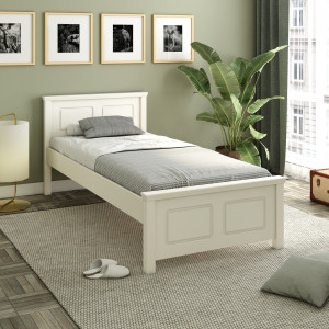 Home affaire Massief houten ledikant ERIK , Made in Europe, optional mit Schublade, Massivholz Kiefer in verschillende maten, landelijke stijl met paneel-look
