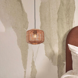 GOOD&MOJO Hanglamp 'Tanami' Rotan, 25cm, kleur Naturel