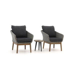 Intenso Borgetto/ROUGH-K ø40cm balkon loungeset 3-delig - Laagste prijsgarantie!