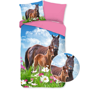 Kinderdekbedovertrek Katoen - 140x200 Cm Meerkleurig - Dieren - Good Morning - Dekbed-Discounter.nl