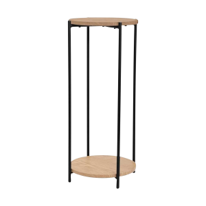 Lina houten plantenzuil naturel - Ø 30 cm