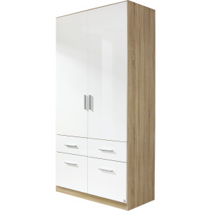 rauch Draaideurkast Kledingkast Kast Garderobe Slaapkamerkast CELLE in 4 breedtes en 2 hoogtes, optioneel met lades made in germany