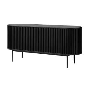 Redmer houten sideboard zwart eiken - 160 x 45 cm