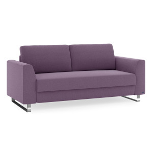 BRUNO Slaapbank 160cm in Paars