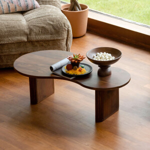 Dutchbone Organische Salontafel 'Tilon' Mangohout, 110 x 60cm