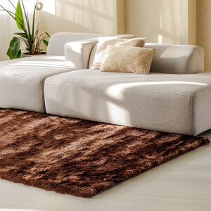 Vloerkleed Sense Koper Scandinavisch 200x290 Cm Hoogpolig Grandstone - Dekbed-Discounter.nl
