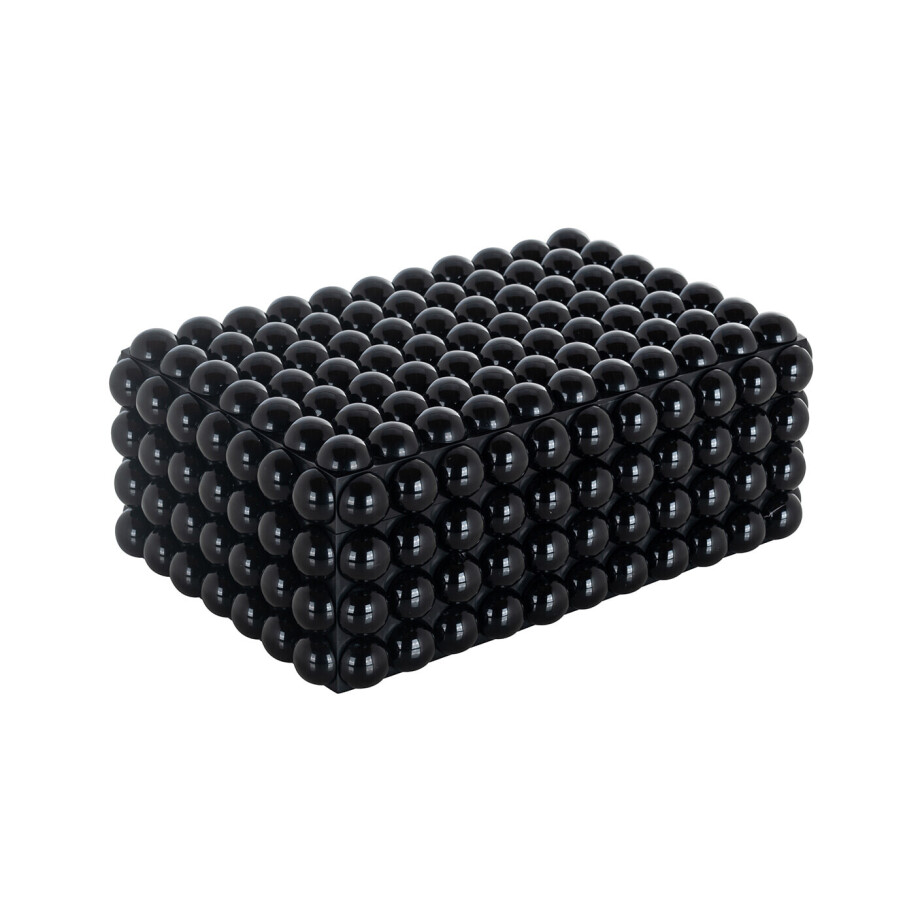 Richmond Sieradendoos 'Batool' 33 x 22cm, kleur Zwart Richmond Sieradendoos 'Batool' 33 x 22cm, kleur Zwart afbeelding 1