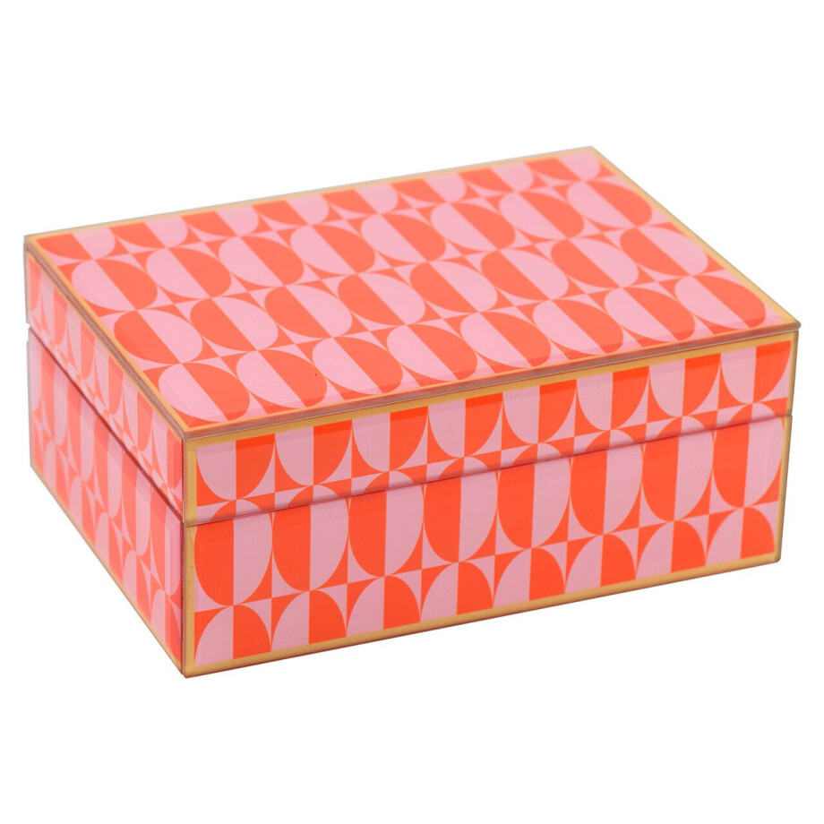 Richmond Juwelenbox 'Abba' Klein, kleur Roze afbeelding 1