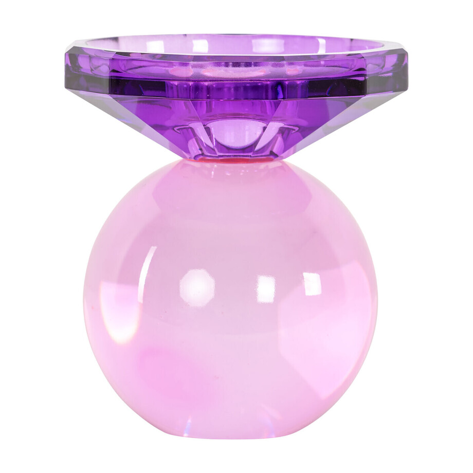 Richmond Kandelaar 'Una' Glas, 9cm afbeelding 1