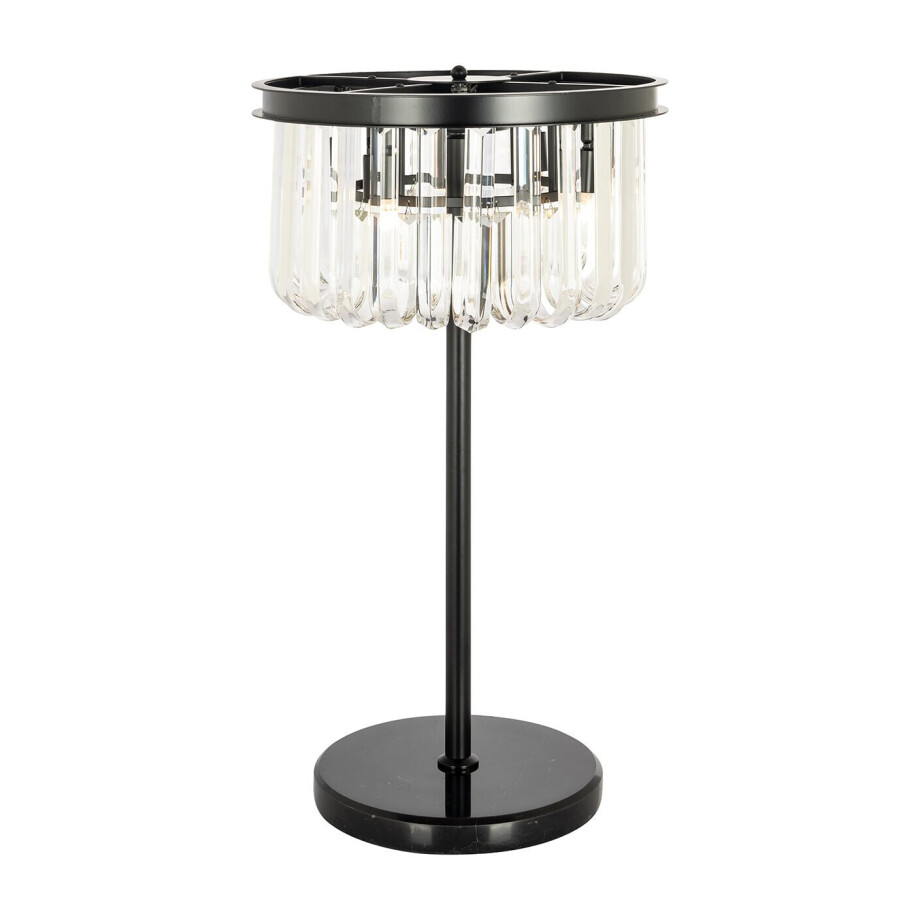 Richmond Tafellamp 'Bessy' Crystal, 4-lamps afbeelding 1