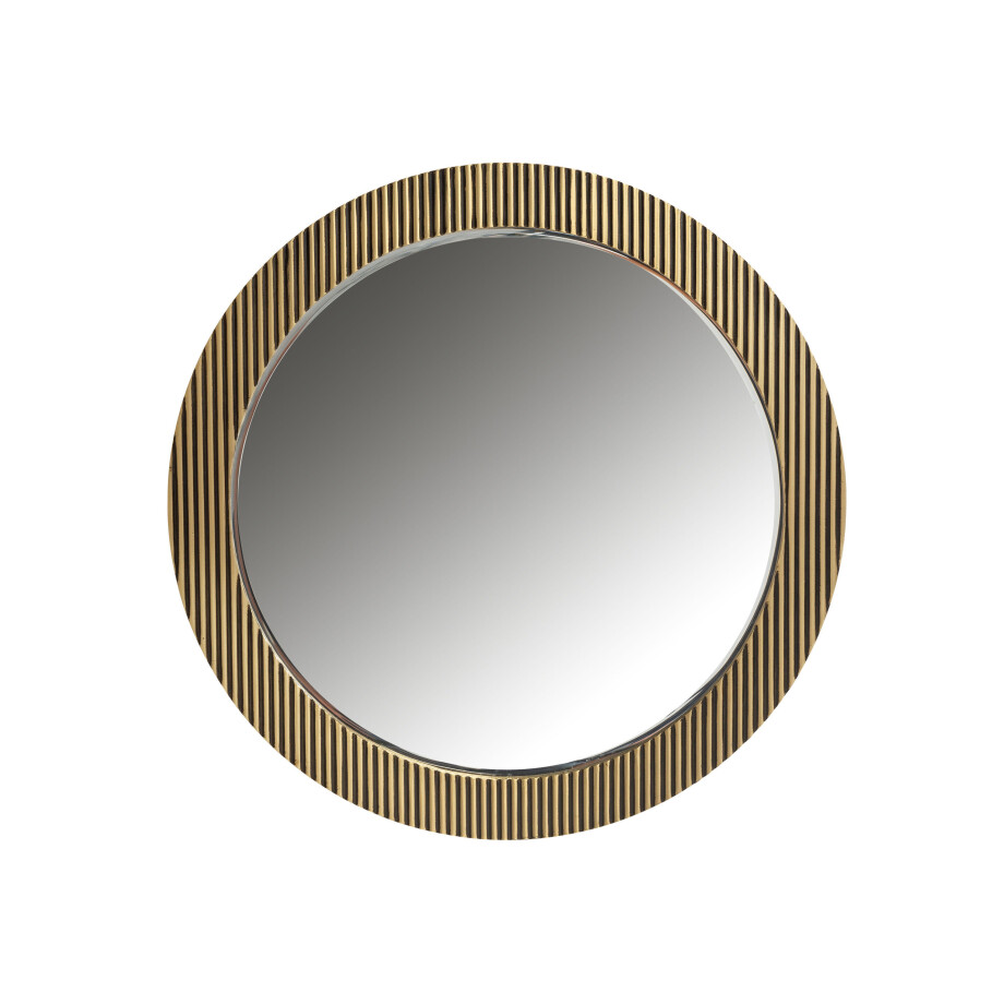 Richmond Ronde Spiegel 'Ironville' Ø86cm, kleur Goud Richmond Ronde Spiegel 'Ironville' Ø86cm, kleur Goud afbeelding 1