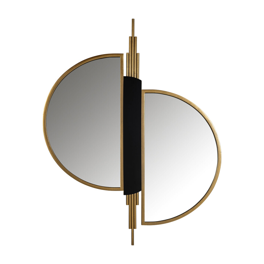 Richmond Spiegel 'Adelyn' 107 x 85cm, kleur Brushed Gold Richmond Spiegel 'Adelyn' 107 x 85cm, kleur Brushed Gold afbeelding 1