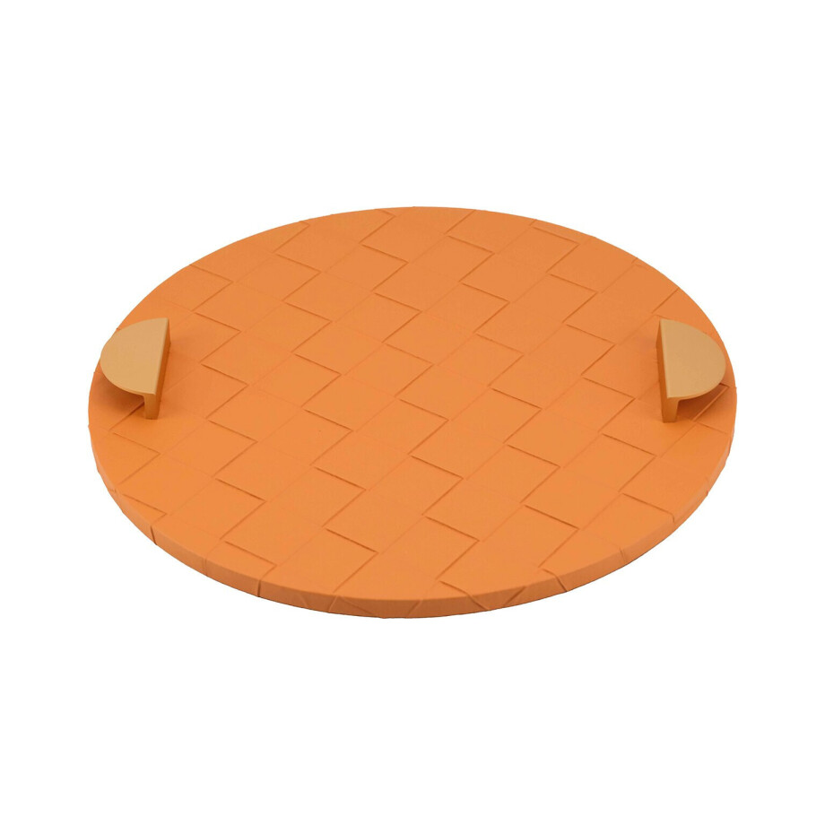 Richmond Dienblad 'Mavey' Lederlook, kleur Oranje afbeelding 1