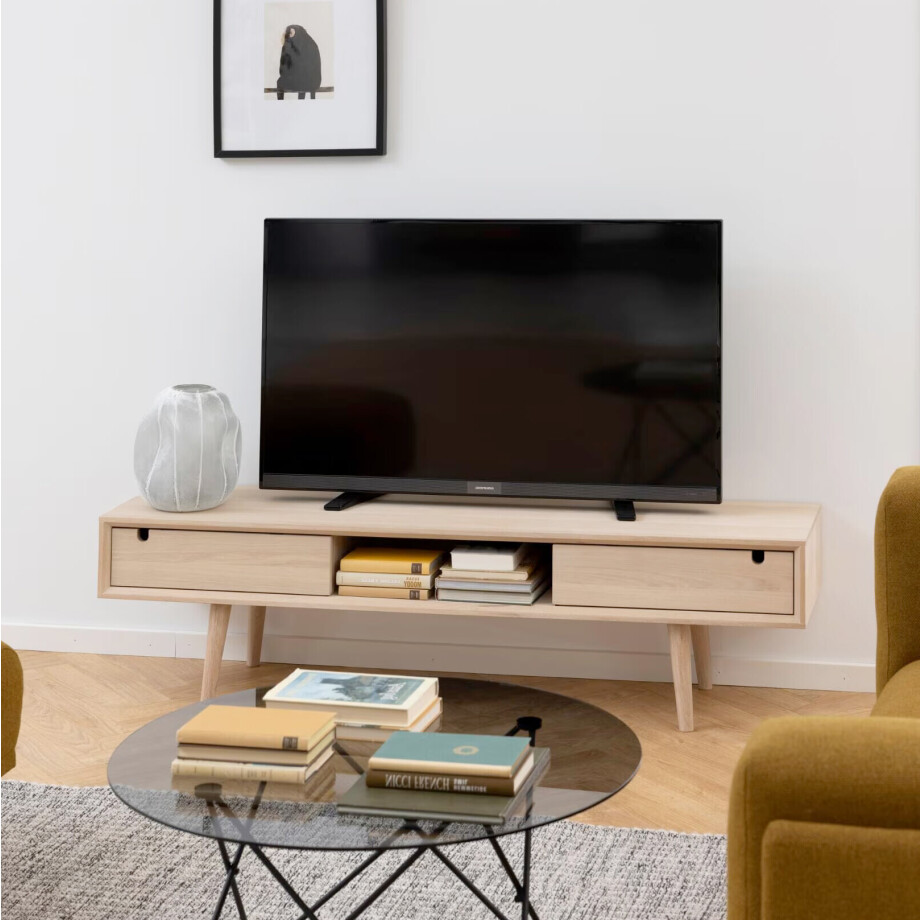 Bendt TV-meubel 'Sigfred' eiken, 160cm afbeelding 1