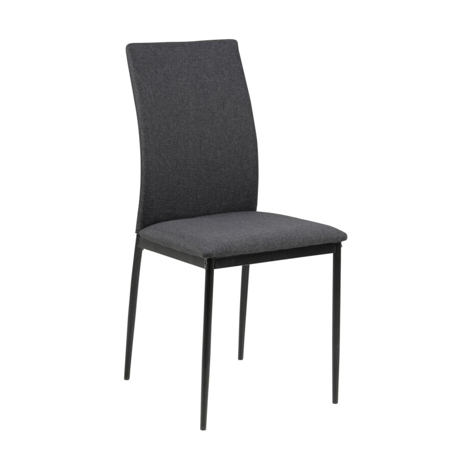 Bendt Eetkamerstoel 'Nuna' kleur Antraciet Bendt Eetkamerstoel 'Nuna' kleur Antraciet afbeelding 1