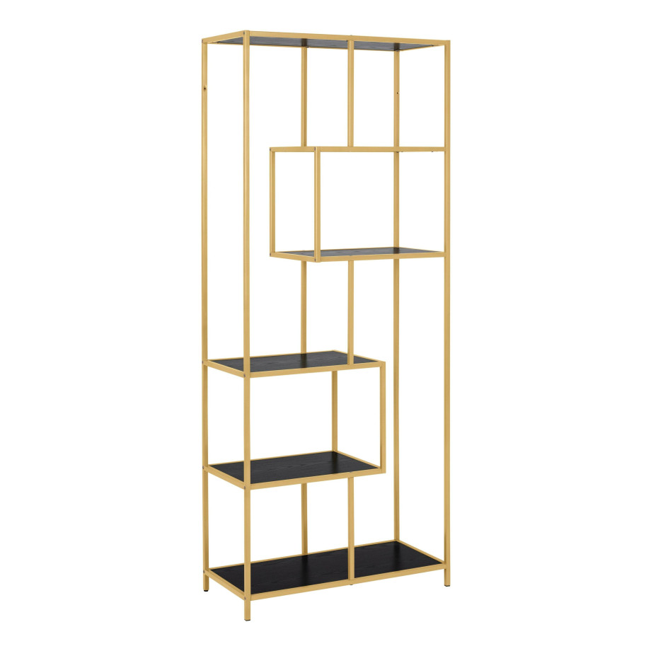 Bendt Wandrek 'Holger' Essen en metaal, 185 x 77cm, kleur Zwart/Goud afbeelding 1