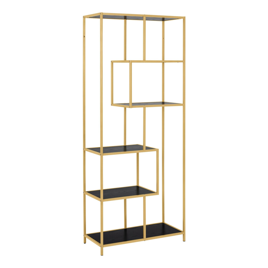 Bendt Wandrek 'Holger' Essen en metaal, 185 x 77cm, kleur Zwart/Goud afbeelding 1