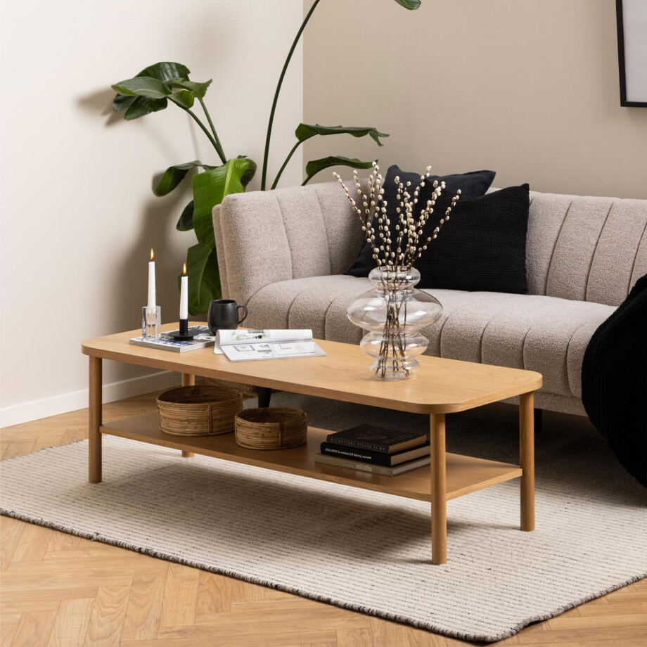 Bendt Salontafel 'Jazzmen' Eiken, 150 x 50cm afbeelding 1