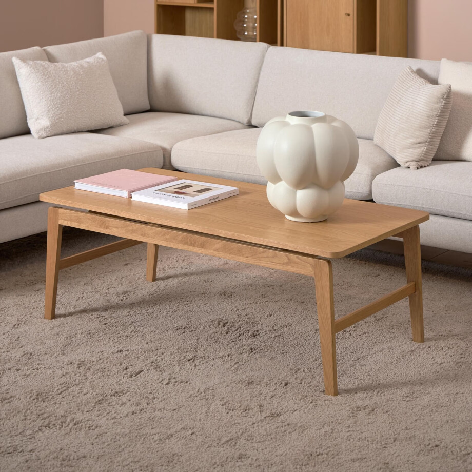 Bendt Salontafel 'Lierin' Eiken, 120 x 60cm afbeelding 1