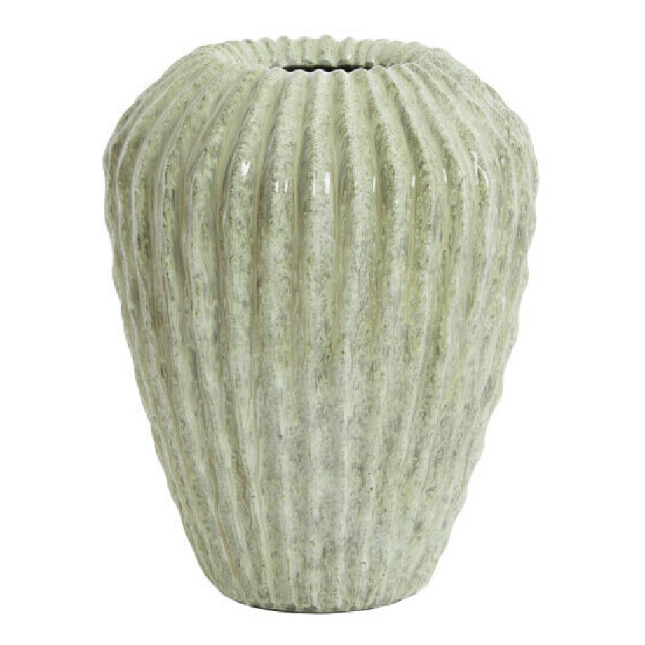 Light & Living Vaas 'Cacti' 37cm, kleur Mintgroen afbeelding 1