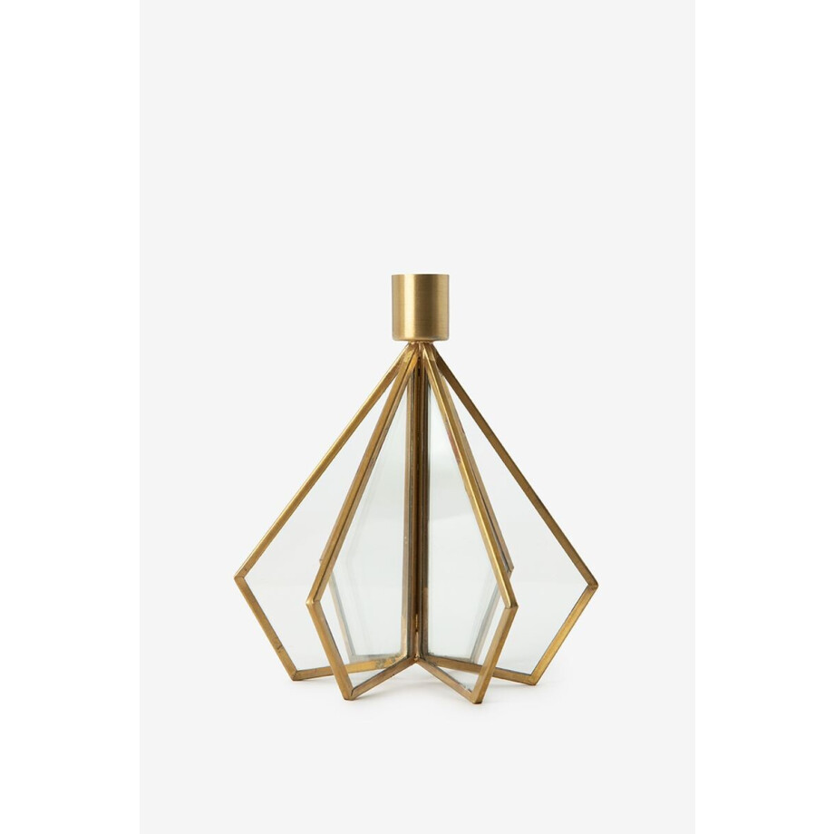 Kandelaar Glas Kandelaar Glas afbeelding 1