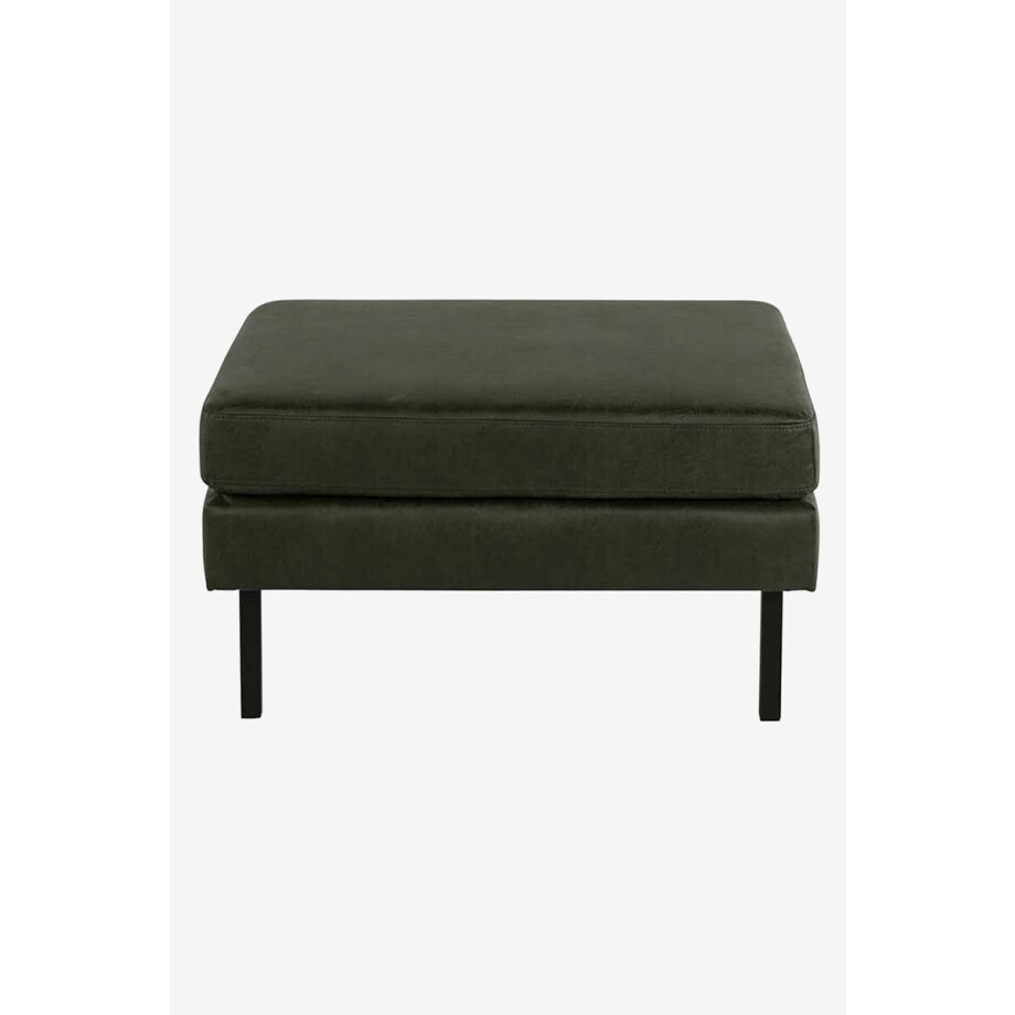 Amsterdam leer clean hocker groen afbeelding 1