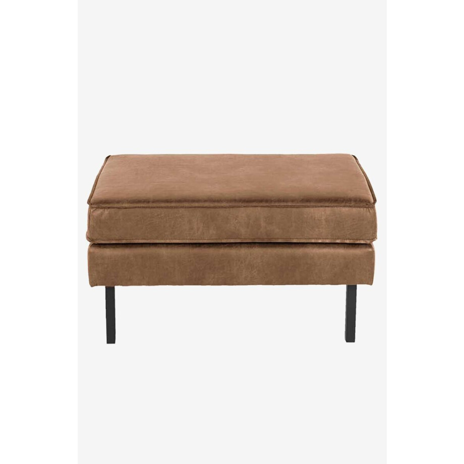 Amsterdam leer outside hocker bruin afbeelding 1