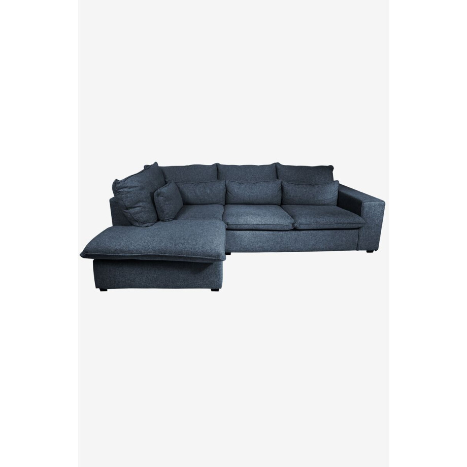 Baron bank 2.5-zits lounge links Unit donkerblauw melee Baron bank 2.5-zits lounge links Unit donkerblauw melee afbeelding 1