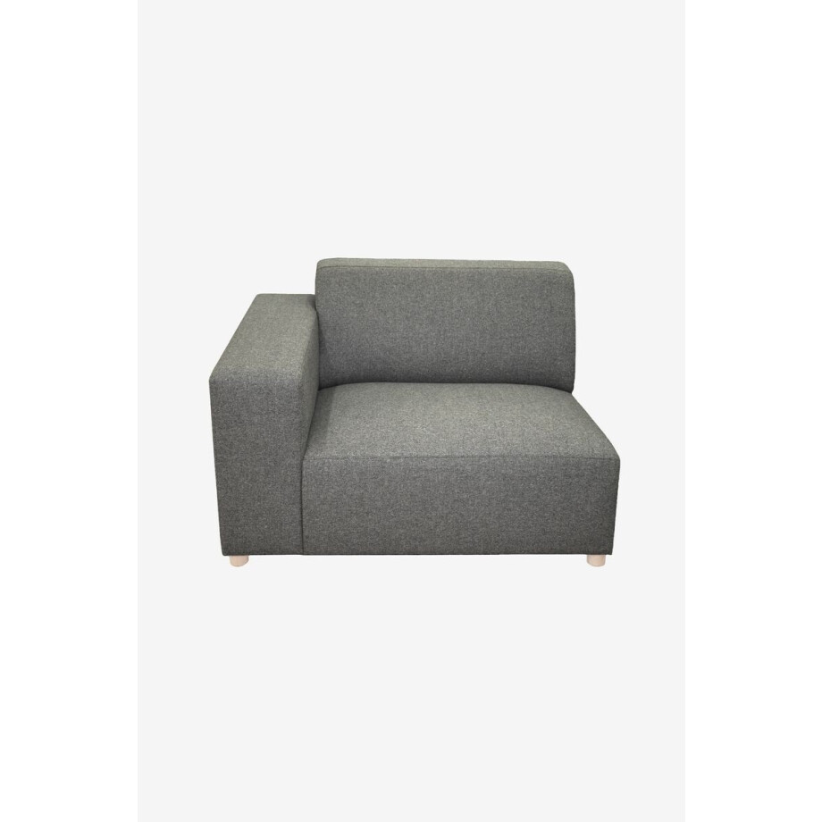 Earl 1.5-zits bank arm links Forward dark grey Earl 1.5-zits bank arm links Forward dark grey afbeelding 1