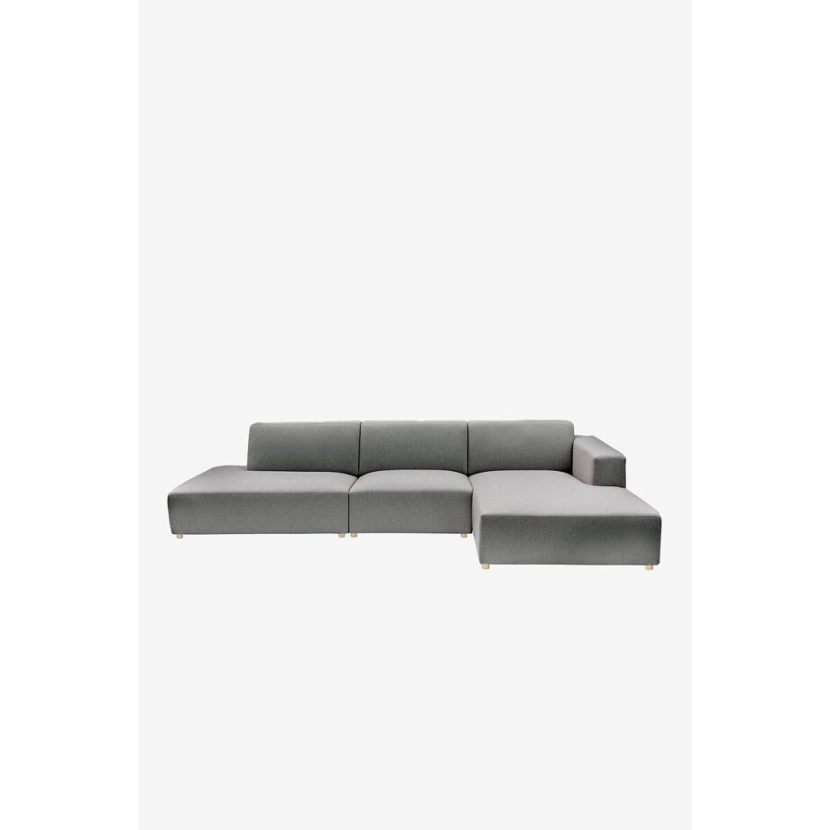 Earl 4-zits bank chaise longue rechts otto longue links Forward dark grey afbeelding 1