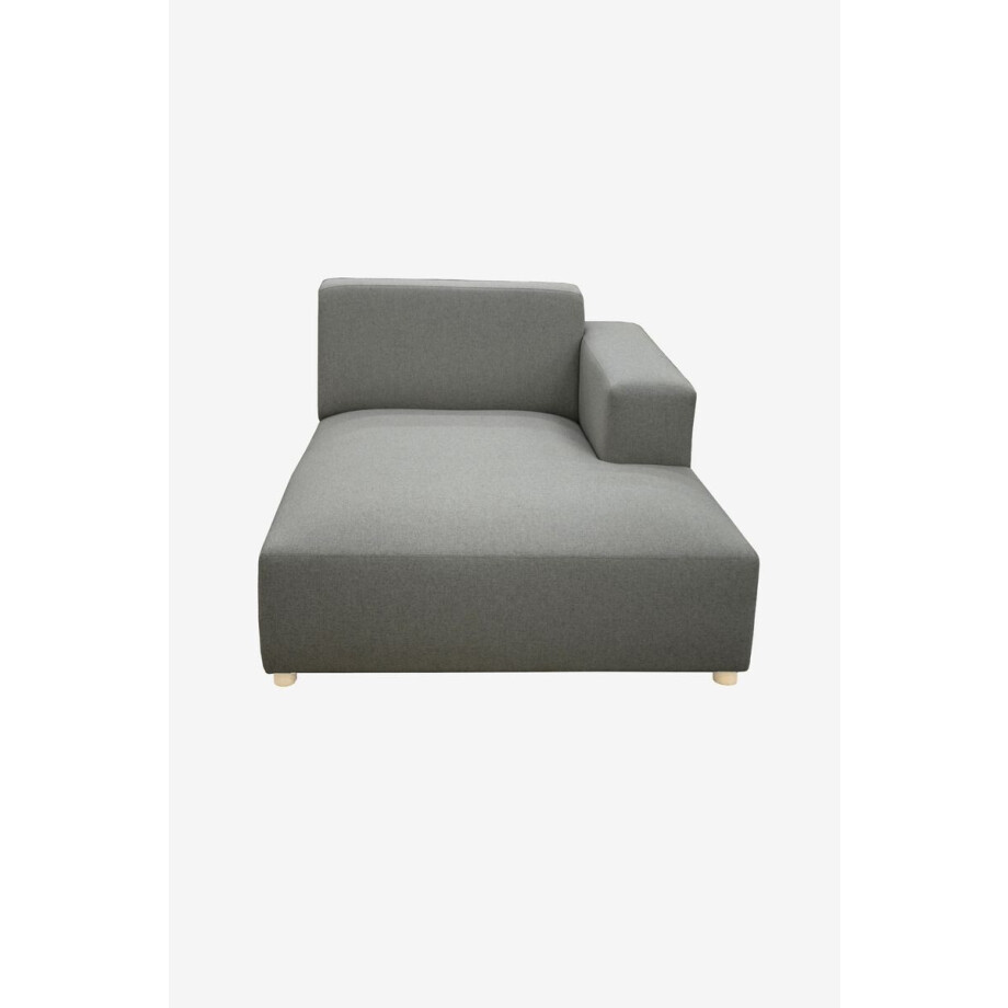 Earl chaise longue rechts Forward dark grey afbeelding 1
