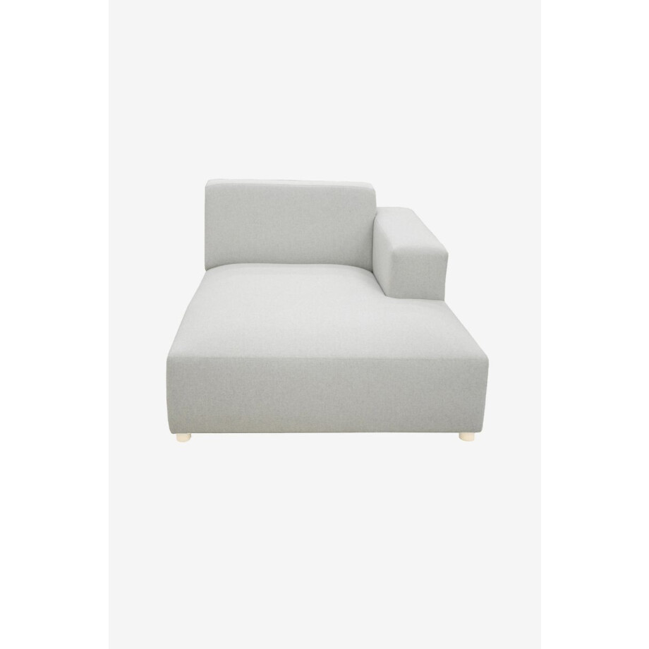 Earl chaise longue rechts Forward light grey afbeelding 1