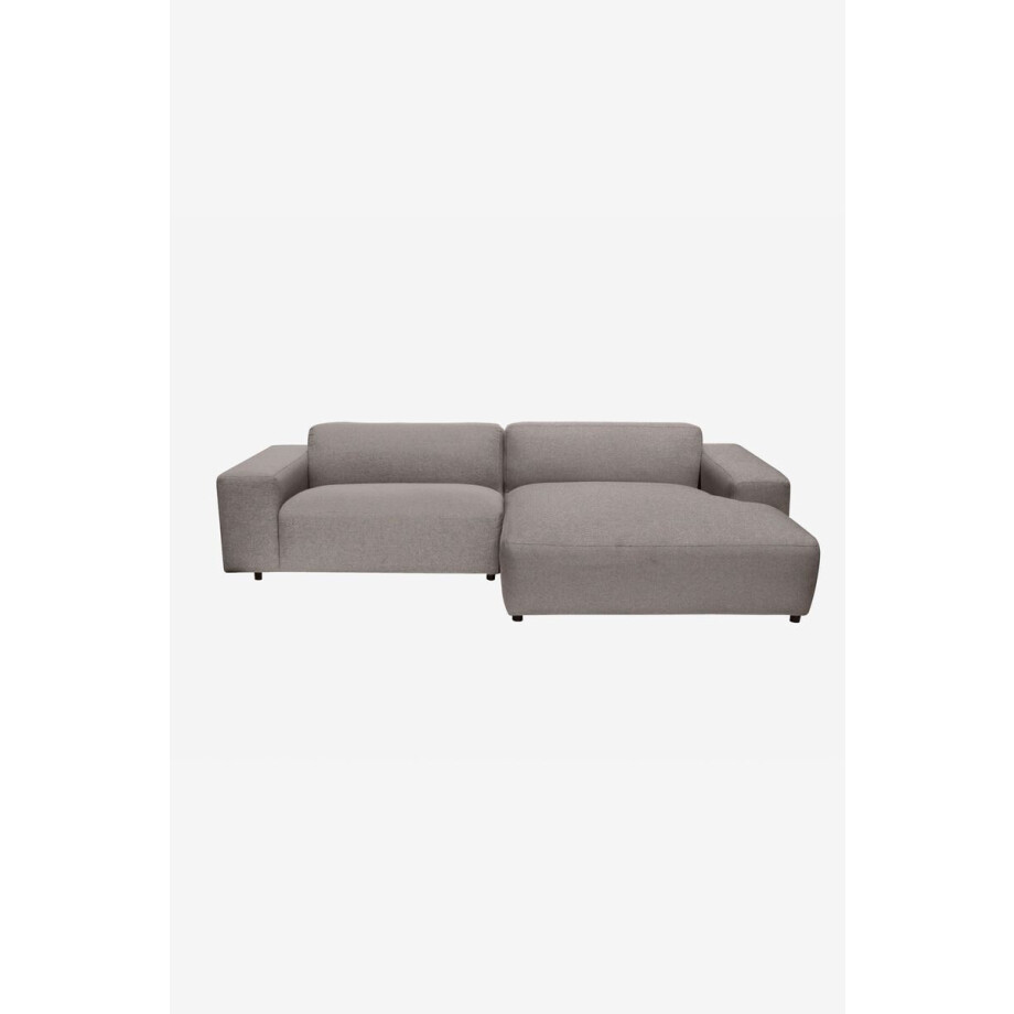 King 3-zits bank chaise longue rechts soil liver King 3-zits bank chaise longue rechts soil liver afbeelding 1