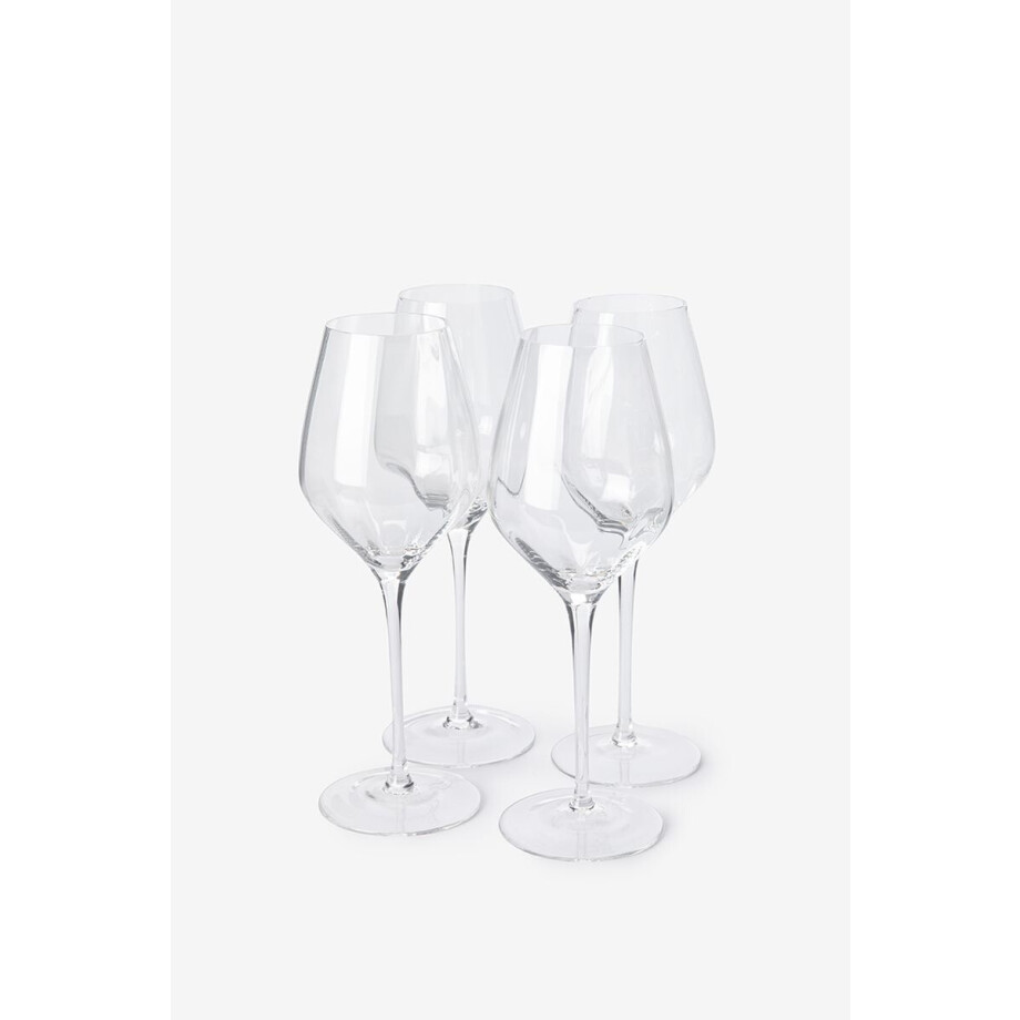 Transparant wijnglas afbeelding 1