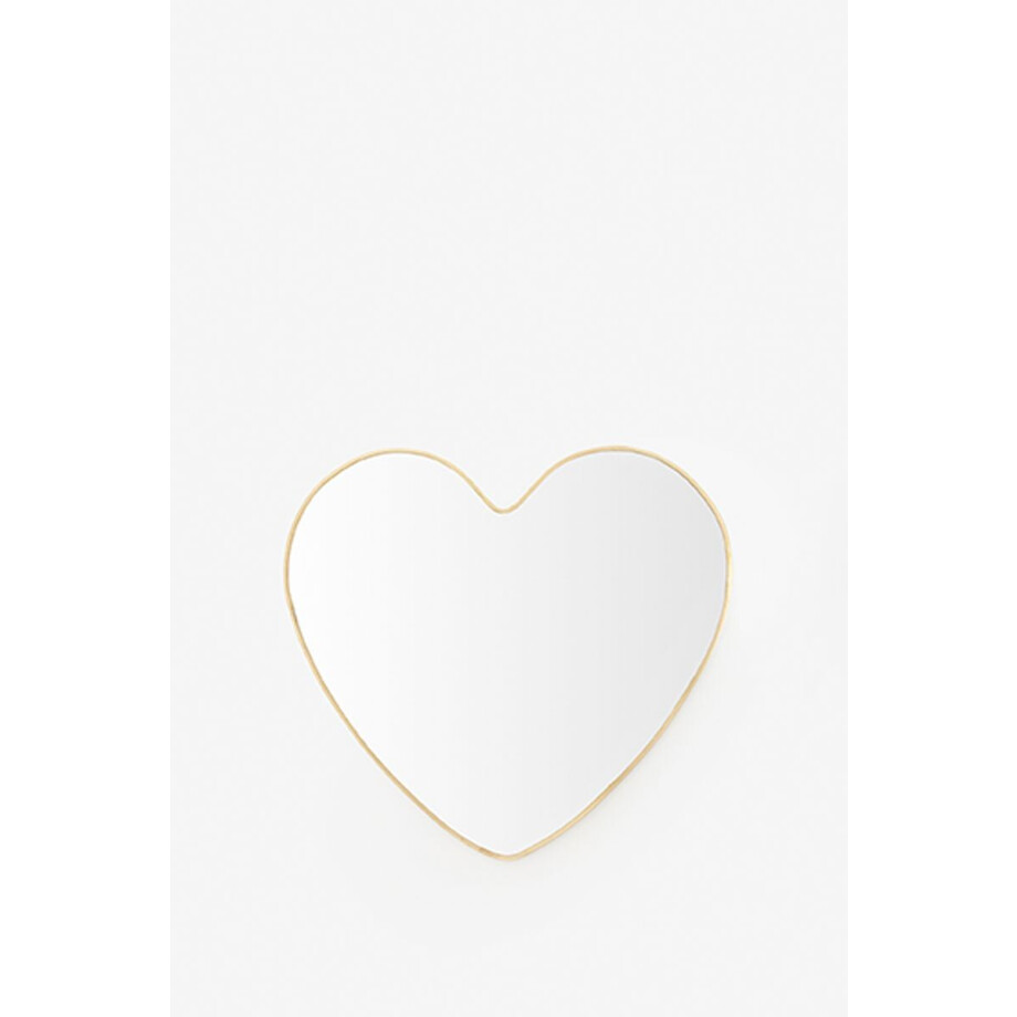 Kleine gouden hartjes spiegel Kleine gouden hartjes spiegel afbeelding 1