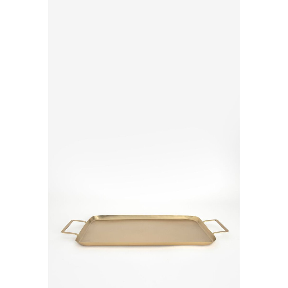 Goudkleurig dienblad klein Goudkleurig dienblad klein afbeelding 1