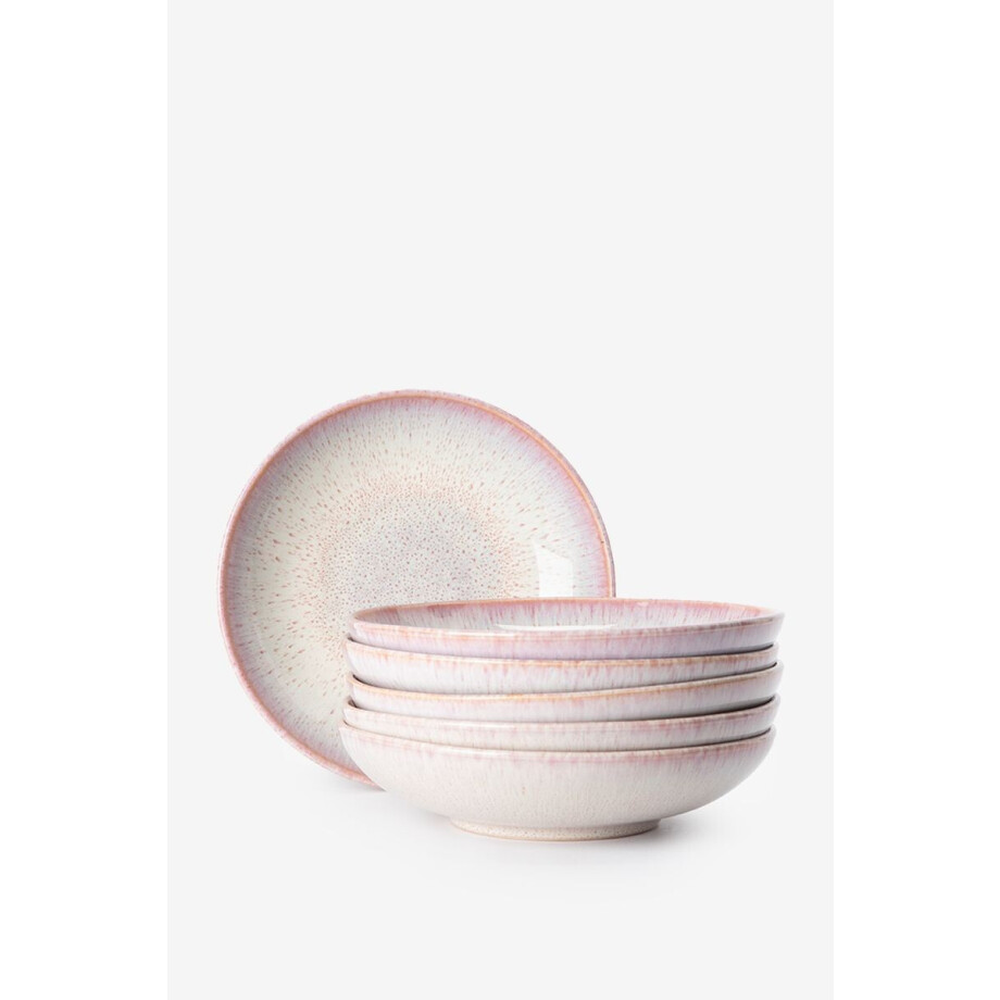 Roze reactive glaze pastabord Roze reactive glaze pastabord afbeelding 1