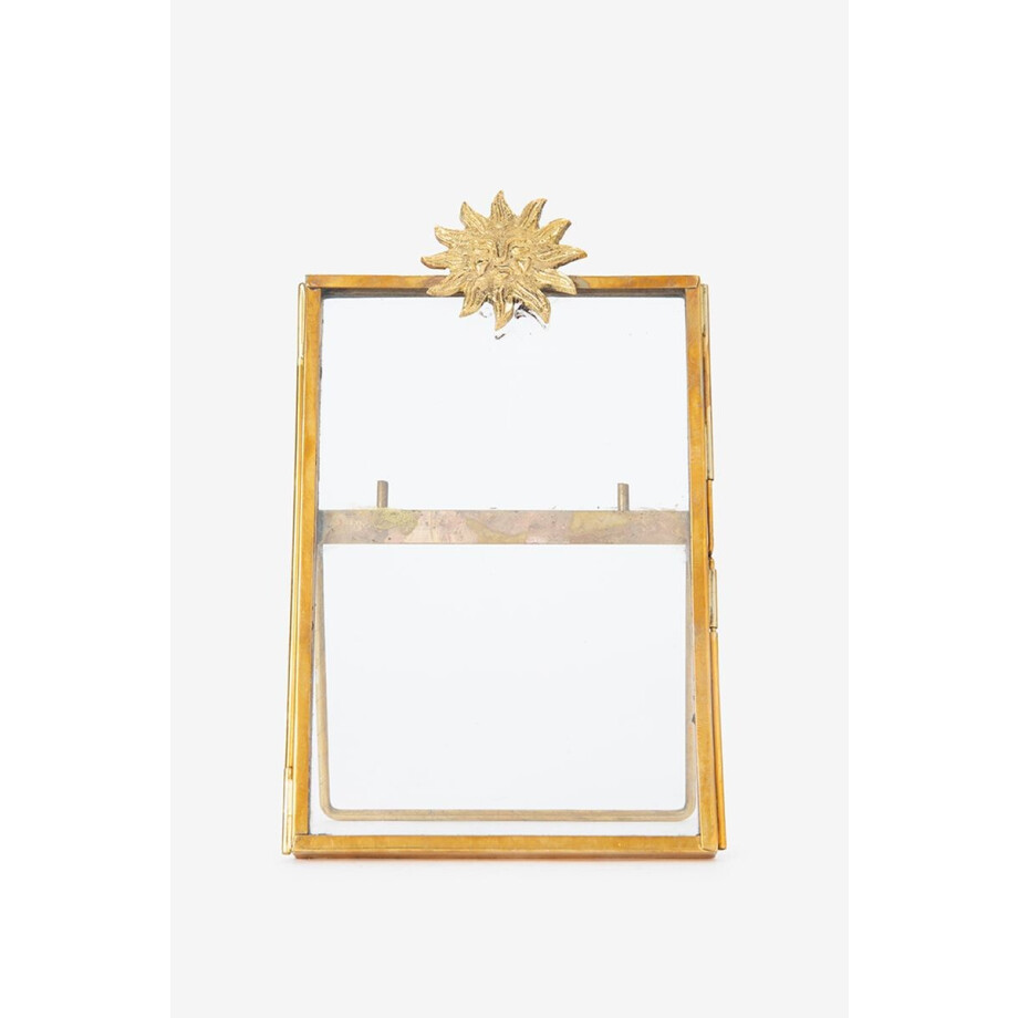 Goudkleurige fotolijst met zon Goudkleurige fotolijst met zon afbeelding 1