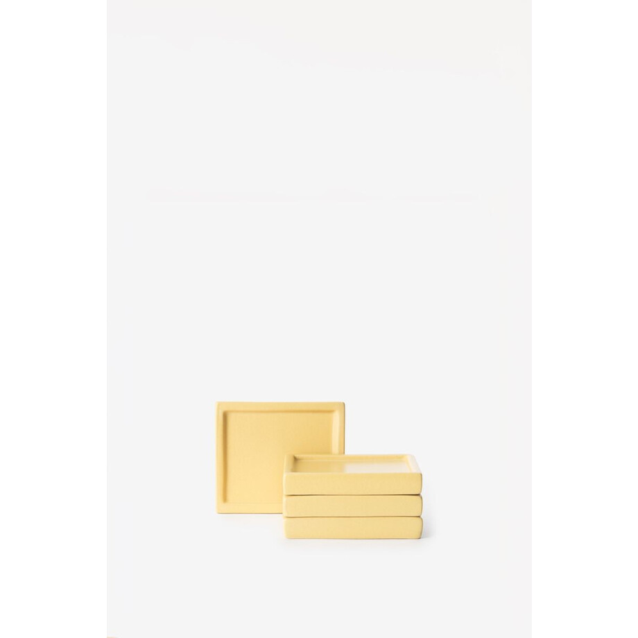 Gele glazed schaaltjes Gele glazed schaaltjes afbeelding 1